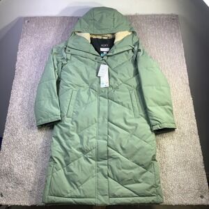Roxy Ellie JK Womens Snowboard Ski Coat Jacket‎ Puffer Sage Green Size Small NWT